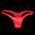 Women's latex panties super seductive female wet look thong
