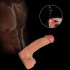 Realistisk ejakulerende dildo 7 tommer silikone ejakulerende dildo med bolde