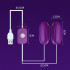 USB-Doppelei-Vibrator billige Drahtsteuerung doppelt vibrierende Eier