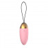 Silicone bullet vibrator with spiral patterns pink egg vibrator