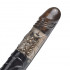 Sort klassisk vibrerende dildo vandtæt vibrator med sort perler