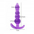 Jelly anal beads adult 5 beads anal beads plug for men and women
