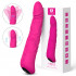 Gode vibrant rechargeable silicone rose gode rotatif