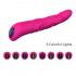 Gode vibrant rechargeable silicone rose gode rotatif