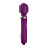 Double ended magic wand vibrator silicone rechargeable wand vibrator