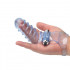 Vibrador de manga de dedo acanalado estimulador de clítoris de punto g para mujeres