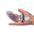 Vibrador de manga de dedo acanalado estimulador de clítoris de punto g para mujeres
