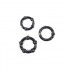 set di anelli per il pene con perline Set di anelli per il pene triplo per l'eiaculazione ritardata