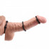 набор колец для полового члена из бисера Набор тройных колец для пениса для задержки эякуляции