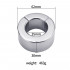 Magnetic lock metal ball stretcher for men stainless steel scrotum pendant