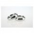 Classic stainless steel penis ring 3 sizes weighted metal penis ring