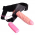 Vibrating 7 Inch Strap-on Harness Dildo Sex Toy