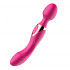 Double ended wand massager vibrator silicone wand vibrator