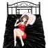 Wasserdichte Sex-Bettlaken PVC-Matratzenbezug für Ölmassage-Sexspiel