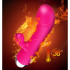 Jucărie sexuală reîncărcabilă cu vibrator iepure de încălzire