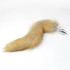Small fox tail butt plug metal butt with faux fur butt sex toy