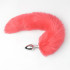 Small fox tail butt plug metal butt with faux fur butt sex toy