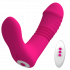 Wearable vibrator wearable remote thrusting vibrator With Clit Stimulation